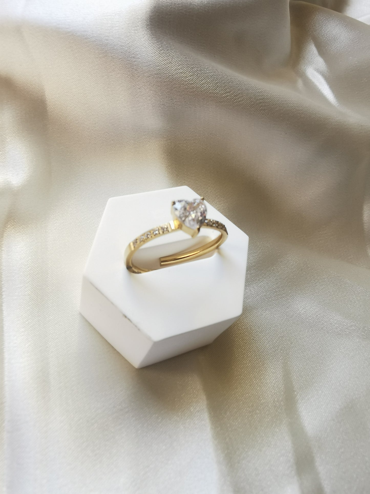 ANELLO CUORE ORO