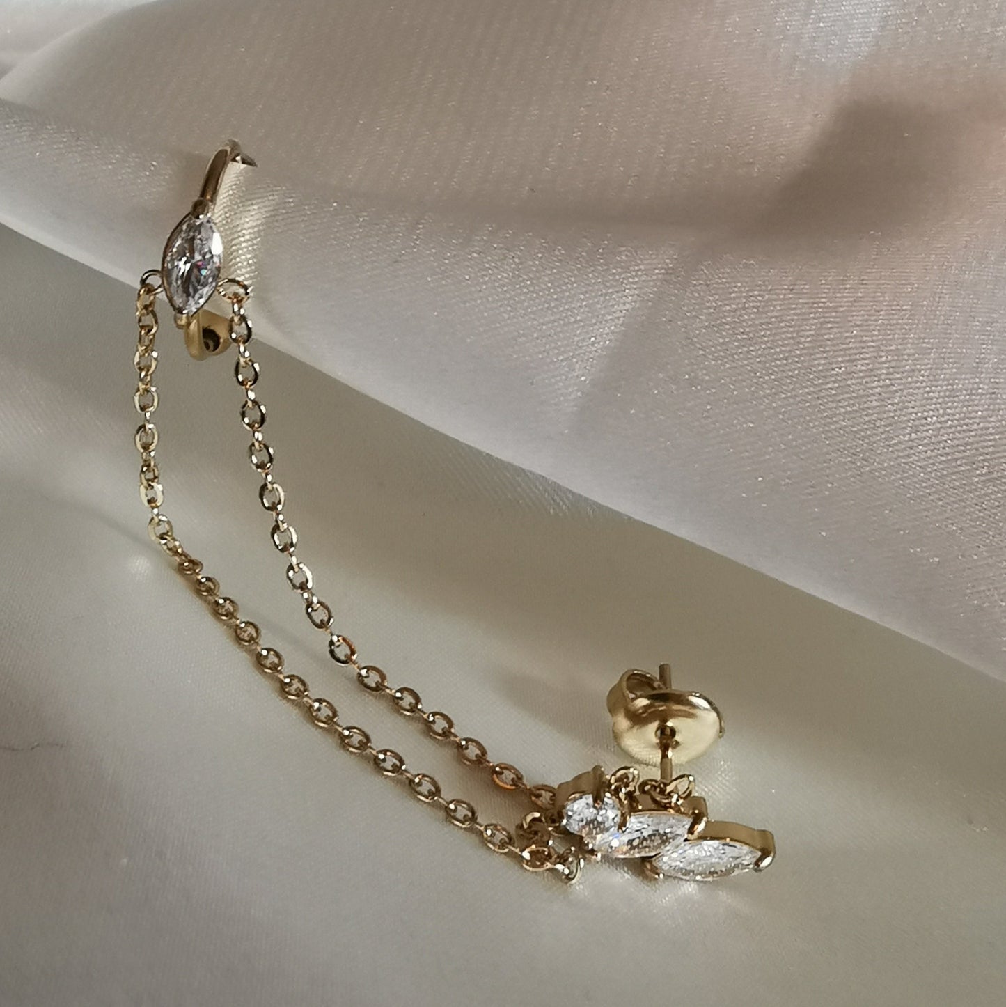 ORECCHINO NINFA CON EARCUFF