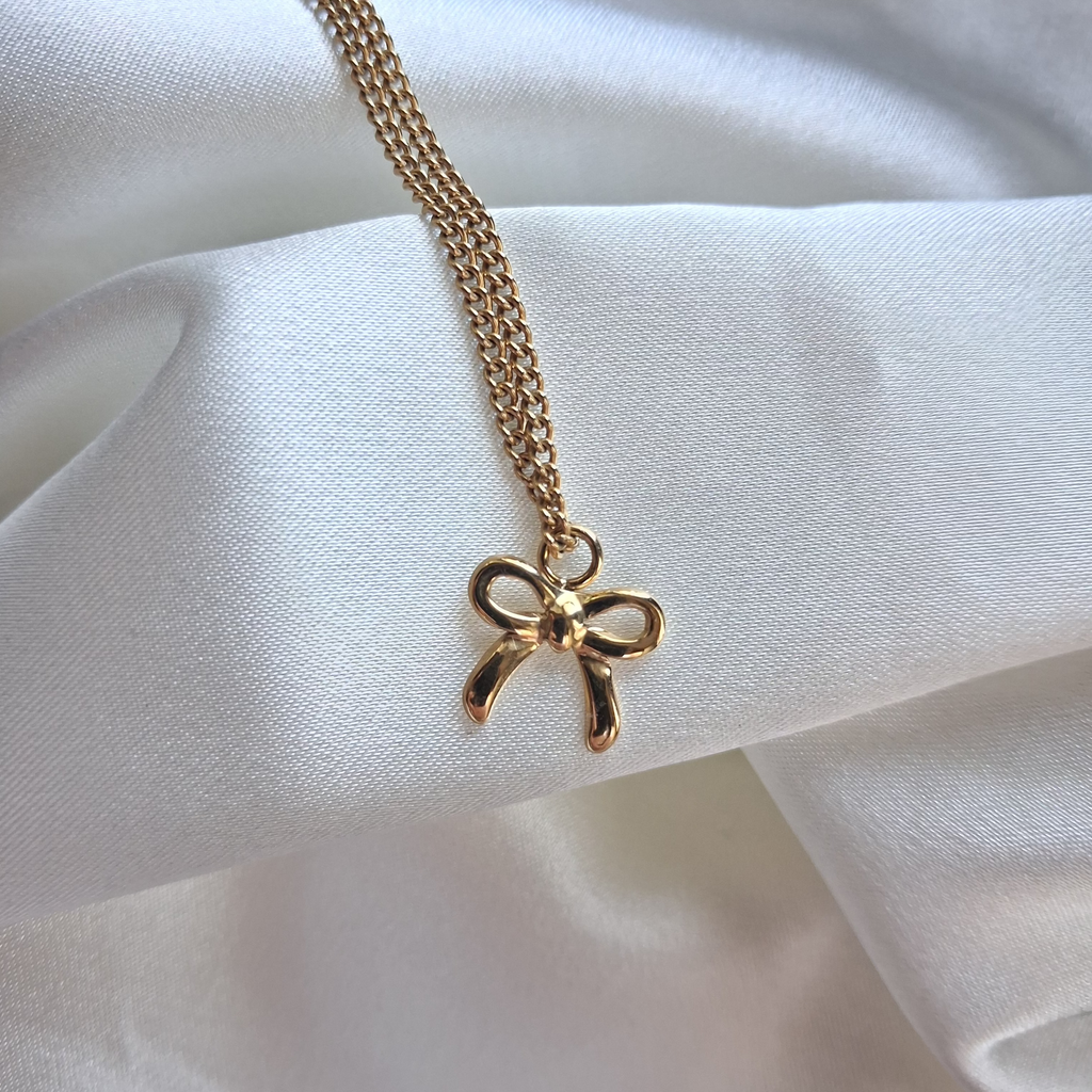 COLLANA FIOCCHETTO ORO