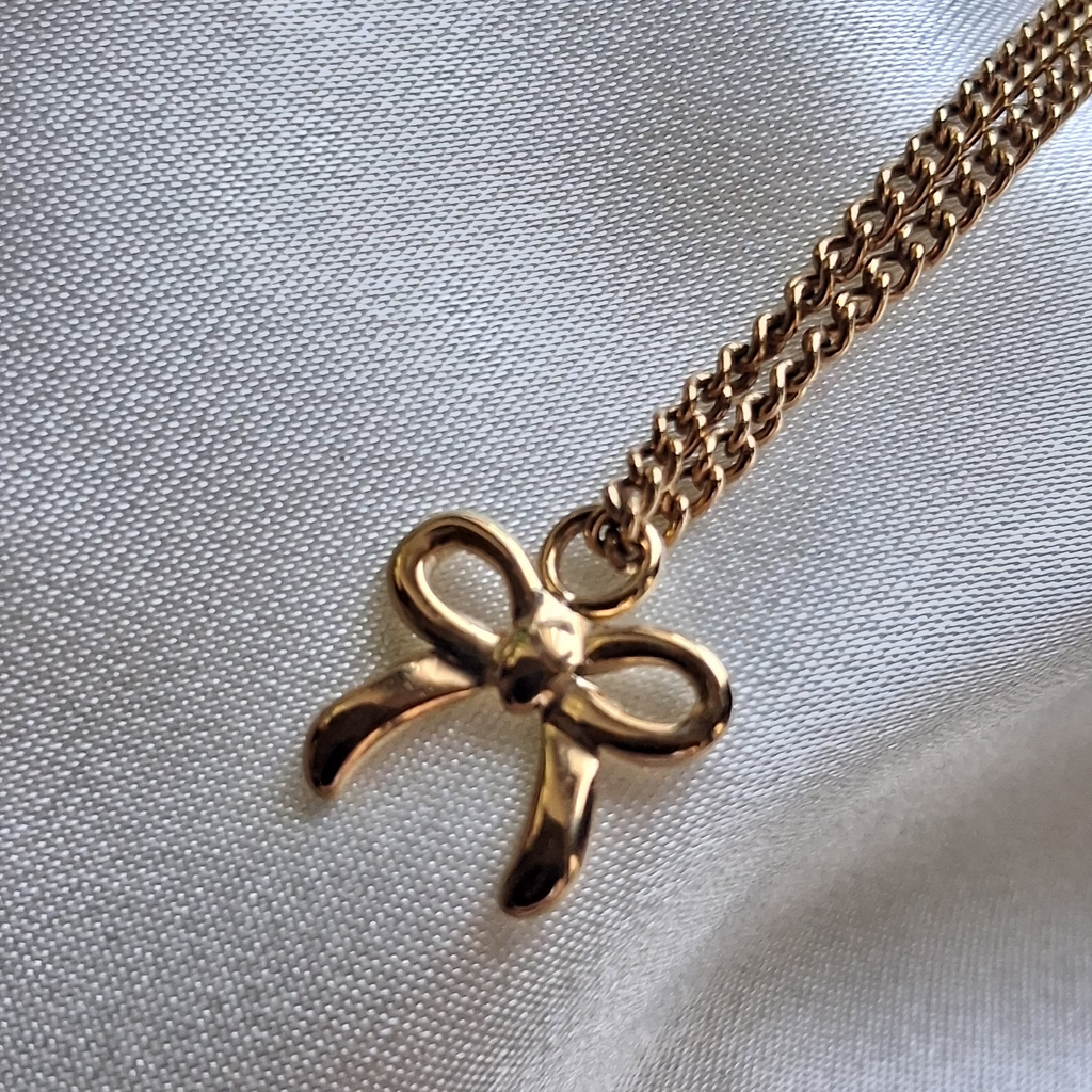 COLLANA FIOCCHETTO ORO