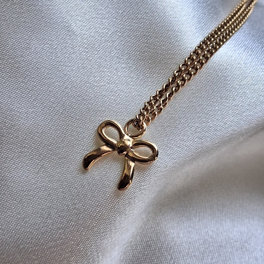 COLLANA FIOCCHETTO ORO