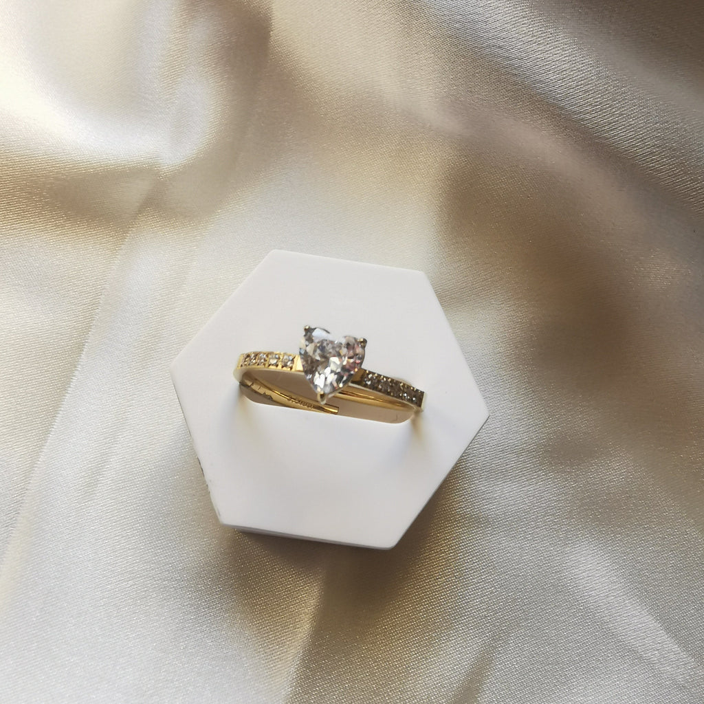 ANELLO CUORE ORO