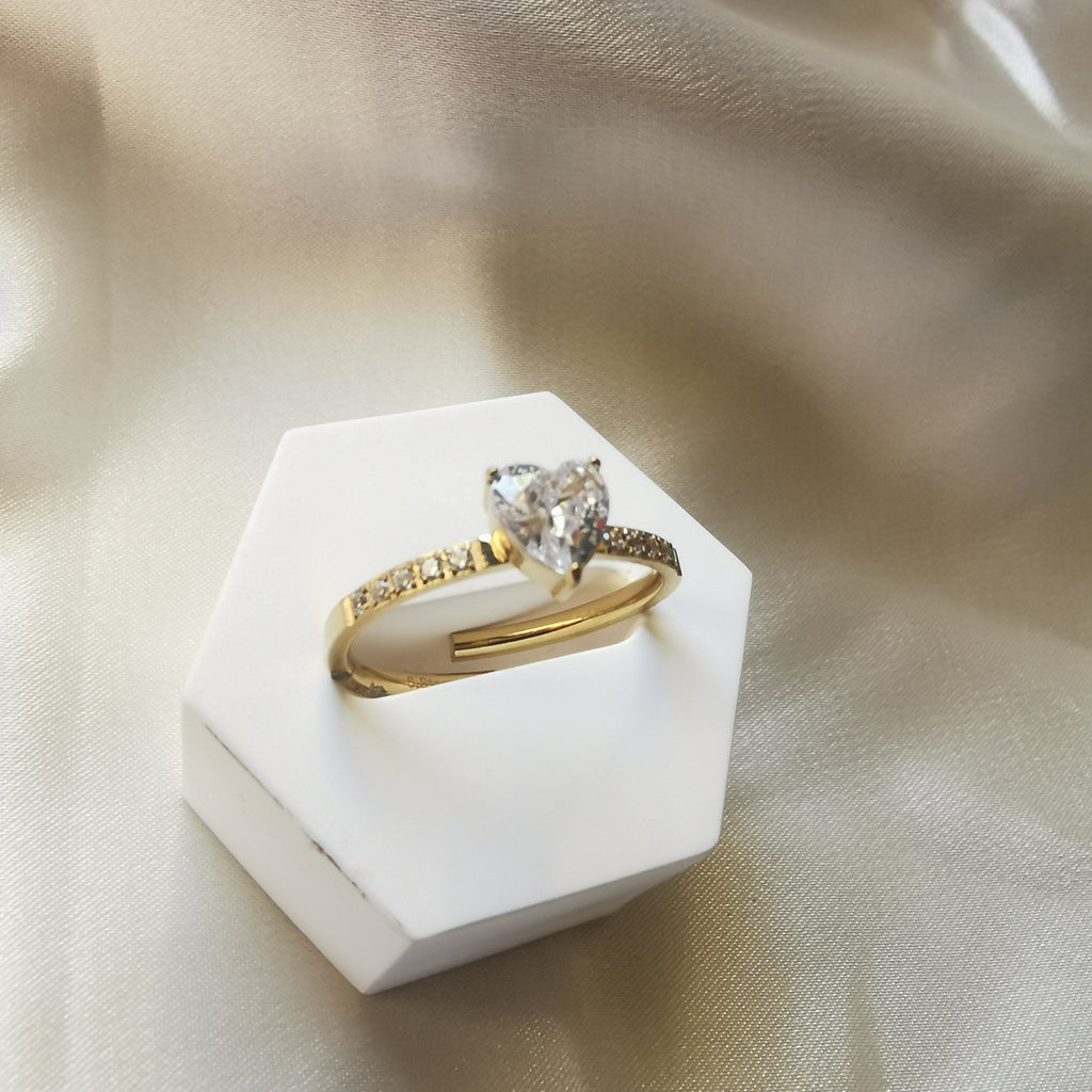 ANELLO CUORE ORO