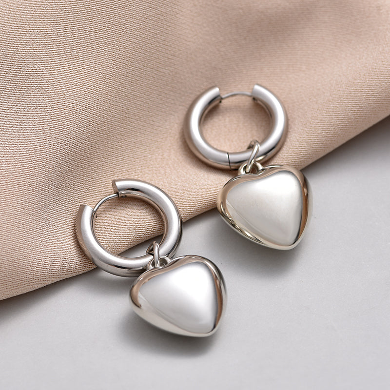 ORECCHINI CUORICINI ARGENTO