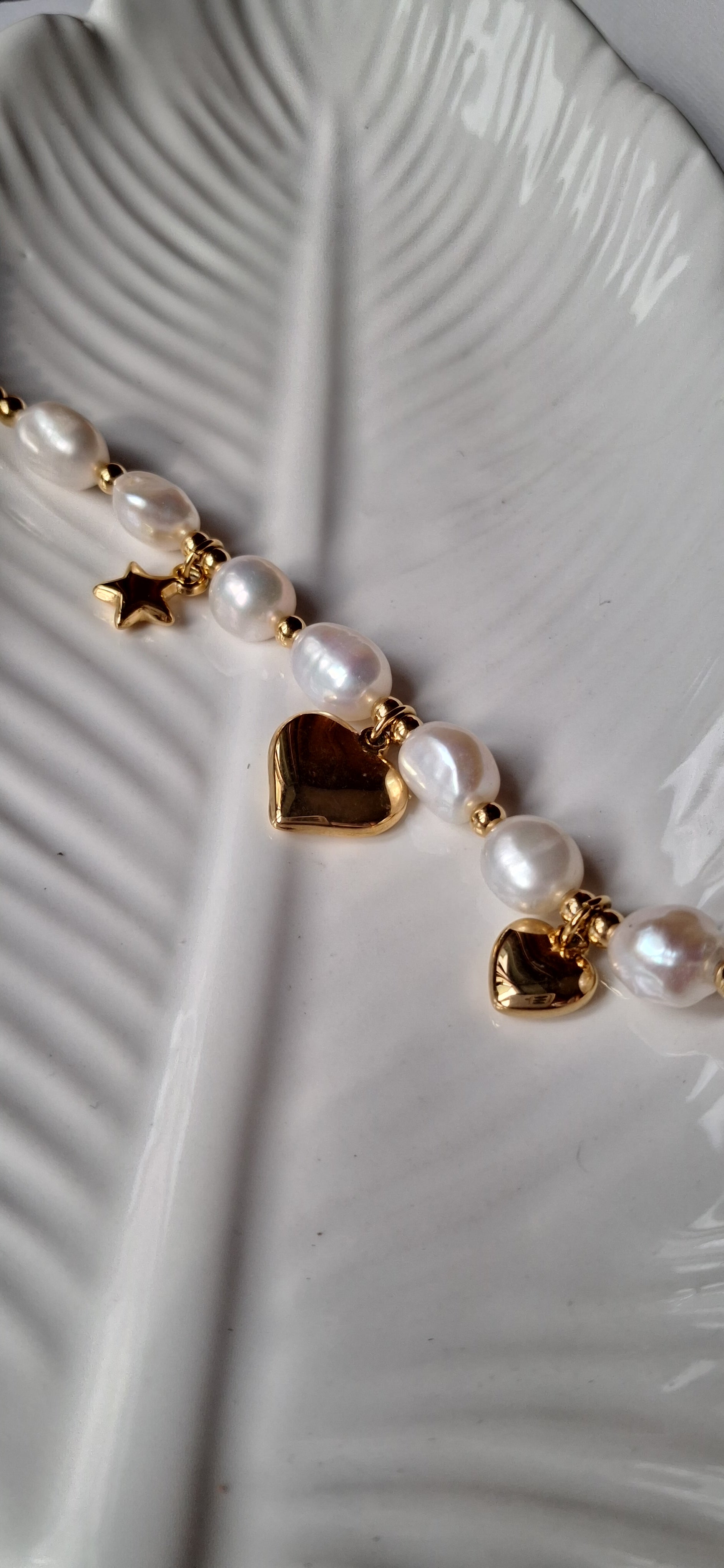 BRACCIALE Perla e Cuore