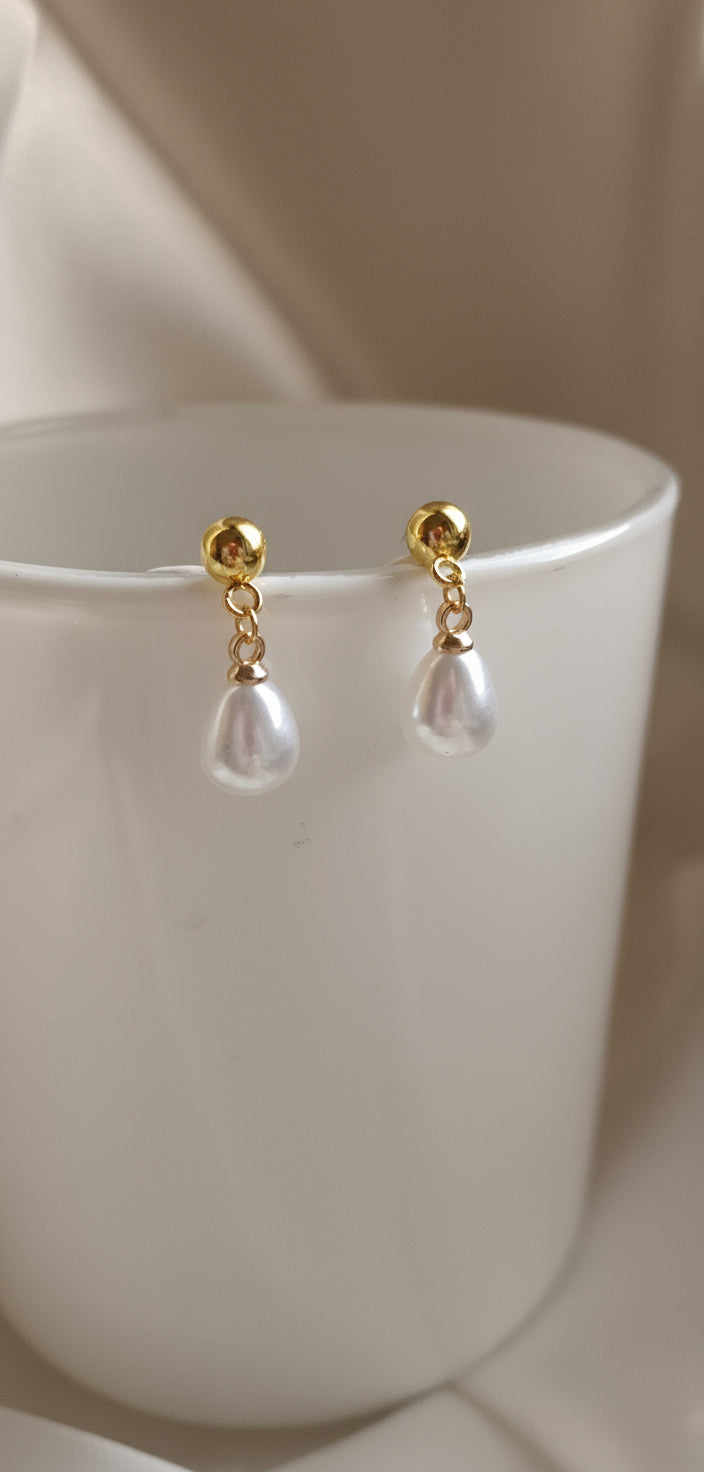 Orecchini Perla Goccia