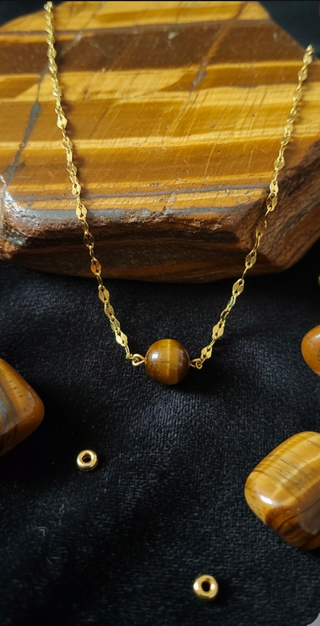 Collana Phos Occhio di tigre