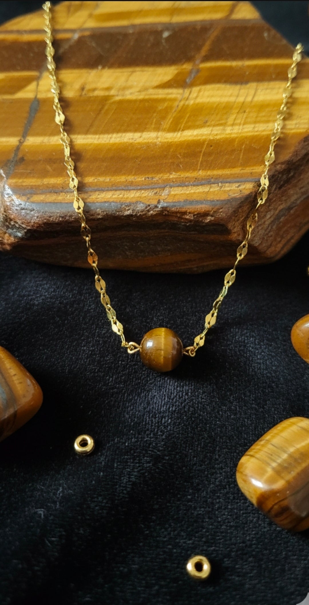 Collana Phos Occhio di tigre