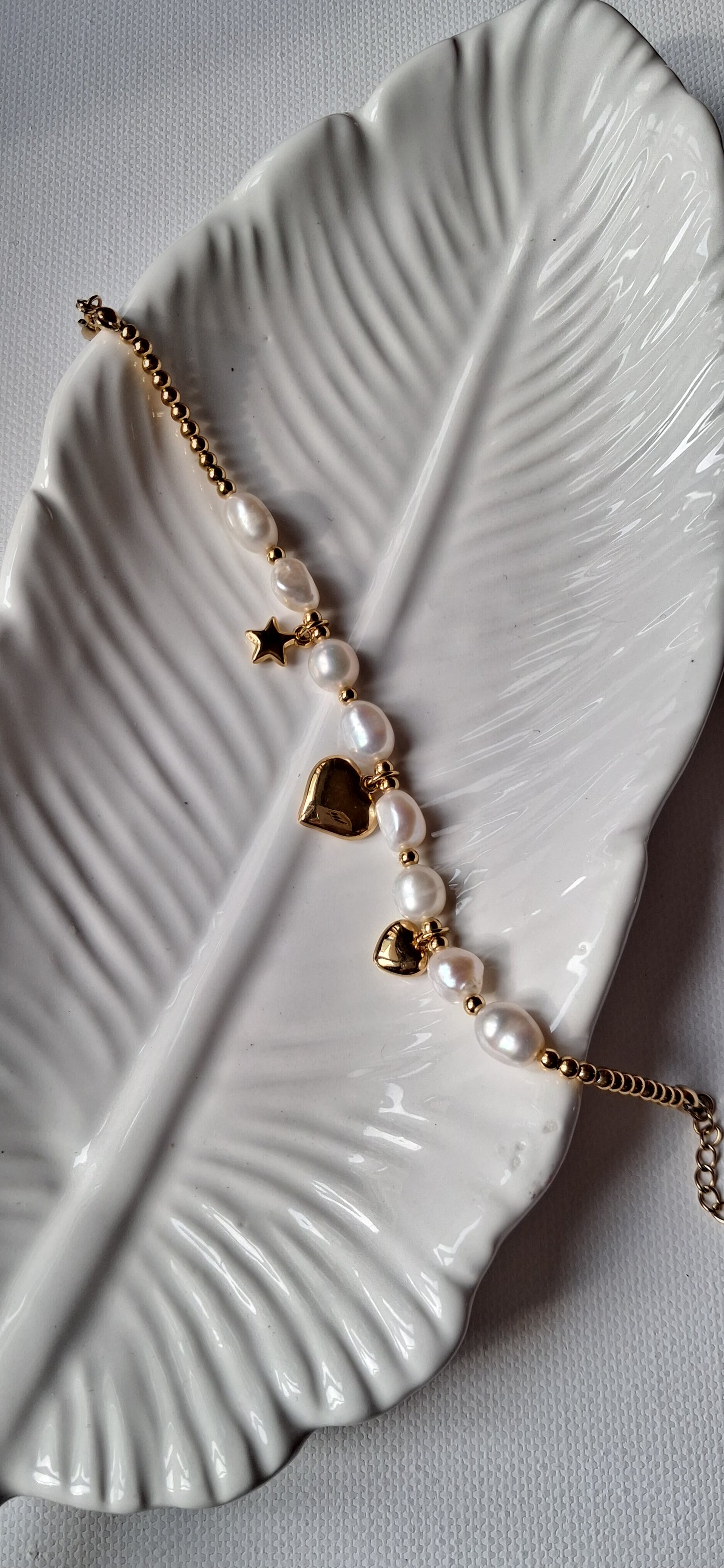 BRACCIALE Perla e Cuore