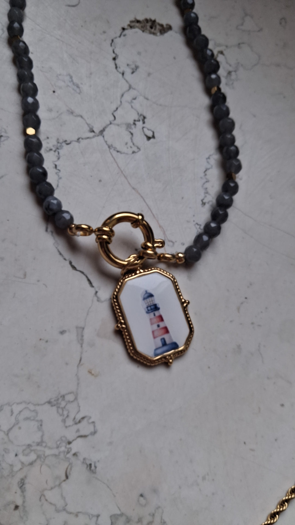 COLLANA Pietre Grigia